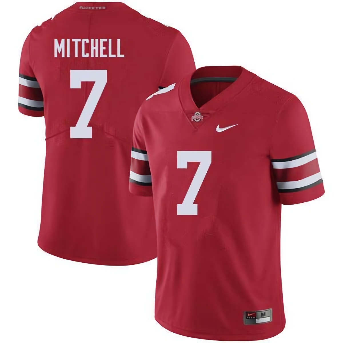 Teradja Mitchell Ohio State Buckeyes Men's NCAA #7 Nike Red College Stitched Football Jersey UNY5656BO